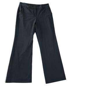 Liz Claiborne Charcoal Straight Leg Stretch Dress Pants Size 12